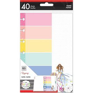 Happy Planner RongRong Mini Filler Paper Enjoy The Ride Rainbow Color Block